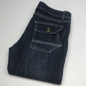 LIKE NEW FABRIC & FABRIC INC. MID-RISE SLIM STRAIGHT JEANS 12/31x32 ⭐️